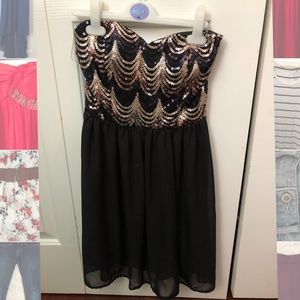 Windsor Balck Sequin Dress